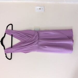 Surplice Lavender Tulip Dress